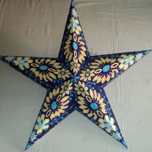 PRINTED PAPER STAR LANTERNS