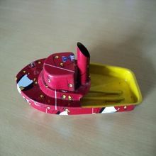 recycled big size steam tug pop pop boat toys