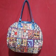 tribal designs leather bags banjara art