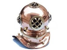 Copper Decorative Helmet