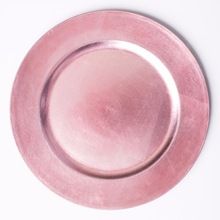 Decorative Pink Charger Plate