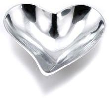 Heart Shaped Silver Bowl