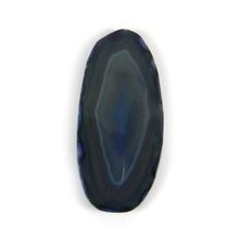 Blue agate slice