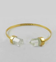 Crystal quartz gemstone bracelet
