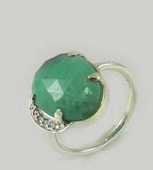 Natural Chrysoprase Ring