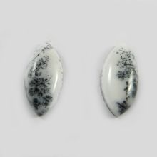 Natural Dendritic Opal Pair Earring