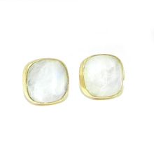 Natural rainbow moonstone Earring