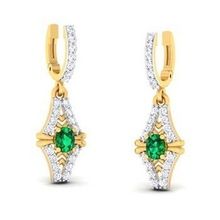 emerald earring gold jewelry earring