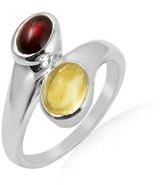 garnet and citrine ring