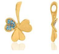 Gold plated flower shaped pendants