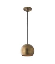 Modern Antique Brass Hanging Pendant