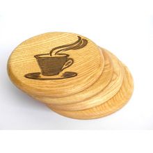 Custom Wooden Round Coasters
