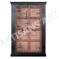 Door Antique Wooden Almirah,