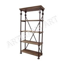 Metal Wood BookShelf