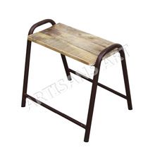 Metal Wood Stackable Stool