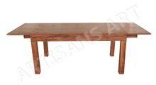 Mid Century Solid Rose Wood Extendable length dining table,