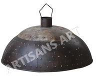 Old Rustic Metal Ceiling Lamp