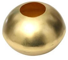 round serving copper bowl