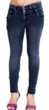 Ladies cotton stretch jeans