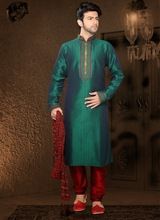 men Art Silk kurta