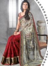 Saree handmade borders