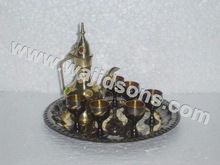 BRASS AFTABA SET