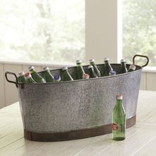 Galvanized Beverages Ice Buckets