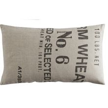 retro design cushion with alfabet