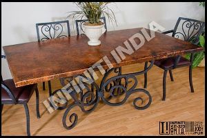 iron dining table