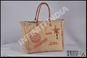 LEATHER TOTE HANDBAG