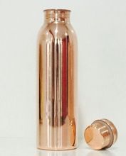copper metal water drinking bottle