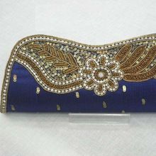 Dazzling Blue Ladies Evening Clutch Bag