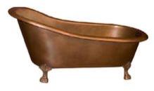 Antique Copper With Mosaic Bathtub