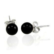 Sterling Silver Onyx Studs