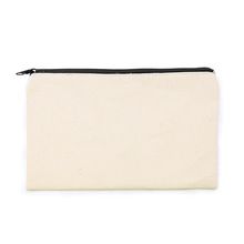canvas cotton cosmetic bag