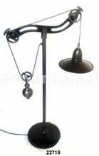 Brass Pulley Lamp