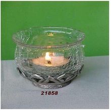 Clear Brass AND Glass Votives