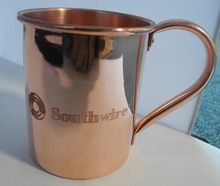 Copper Champagne Flute