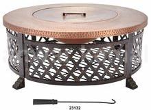 Copper Finish Bowls Fire Pits