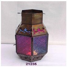 Glass Brass Lantern