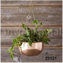 HANGING COPPER PLANTERS