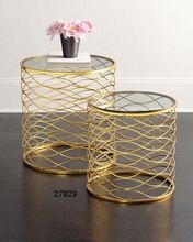 Iron Gold Plated Breslow Tables