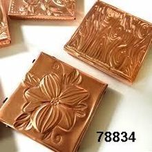 Square Copper Coasters