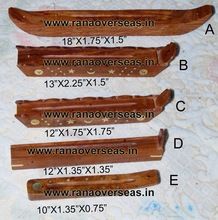 Boat Shape Wooden Incense Box Burners