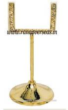 Brass Metal Table Top Menu Holders