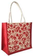 Long Rope Handle Jute Tote Bag