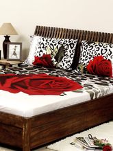double bed sheet with pillow covers