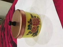 candle tin printed