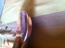 copper finish metal candle lids