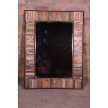 Rustic Distress Barnwood Mirror